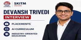 Devansh Trivedi Interview SKITM Indore Placements AI Curriculum and Industry Oriented Education